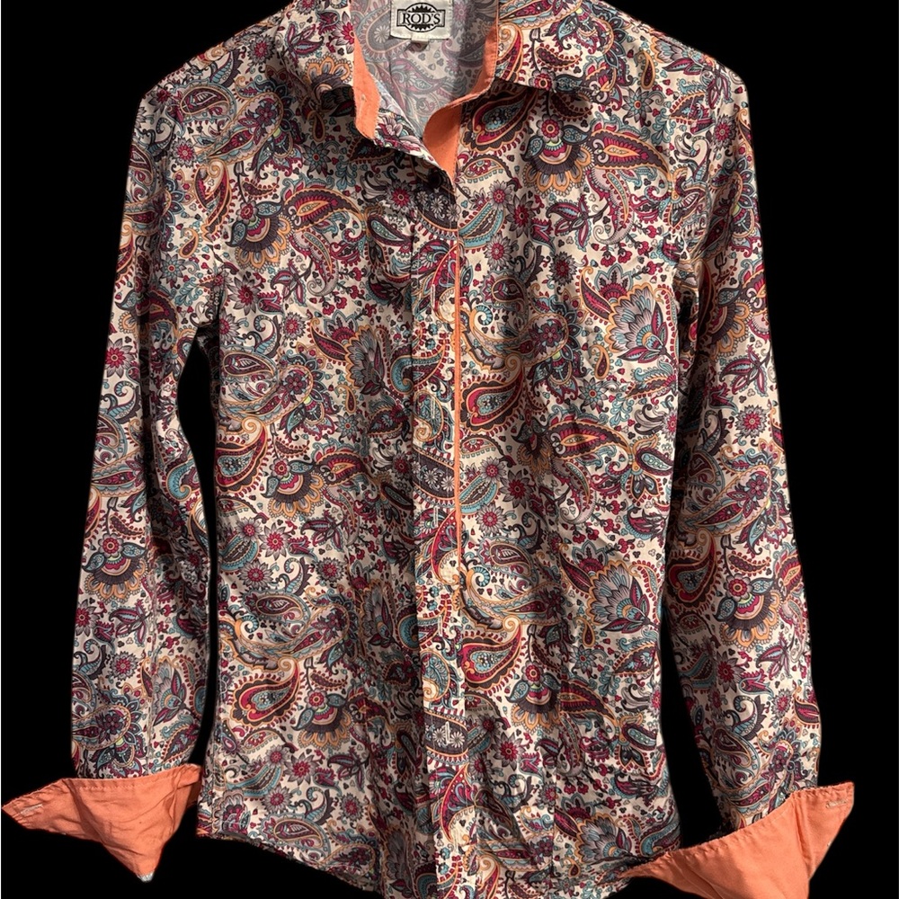 RODS Colorful Paisley Button Down Shirt
